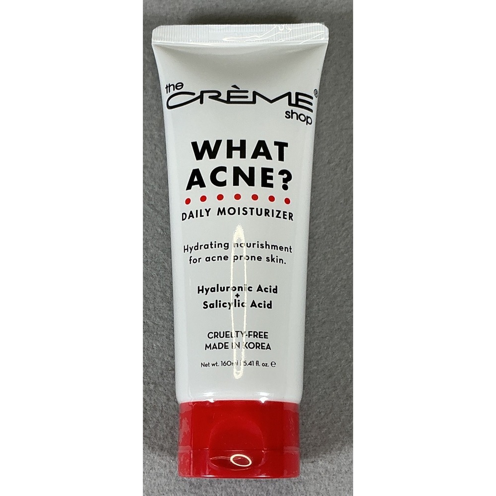 The Crème Shop What Acne? Daily Moisturizer 5.41 oz Hyaluronic Acid NIB